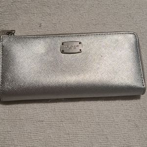 Silver Michael Kors wallet
